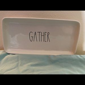 Gather platter Rae Dunn